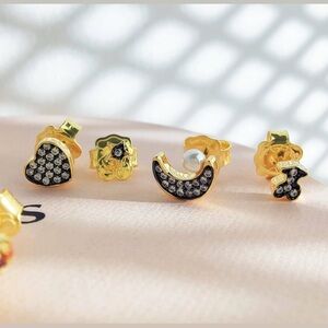 TOUS 4 pack mini nocturne earrings